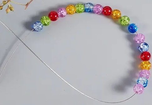 Stainless steel wire for seed-bead weaving