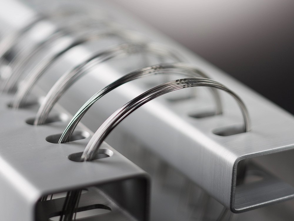Precision-engineered wires within 0.01mm tolerance for consistent clinical performance