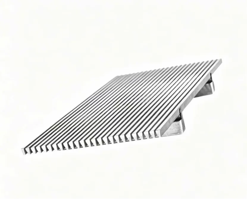 Flat stainless steel wedge wire screen panel